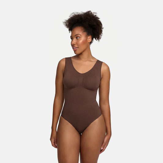 Tank Bodysuit Sculpting Shapewear mit String