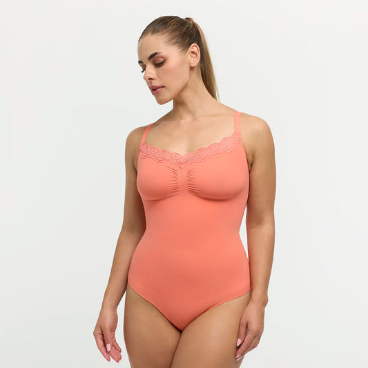 Lace Bodysuit Sculpting Shapewear mit Slip