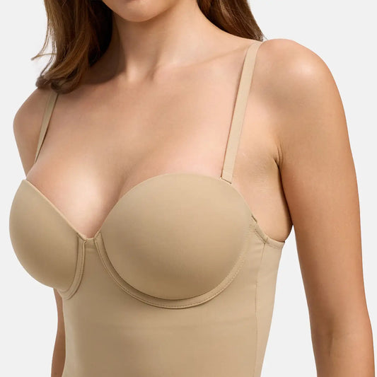 Push-Up integrierter Bodysuit mit String